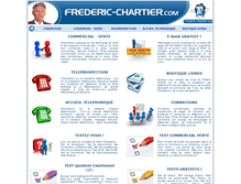 Tablet Screenshot of frederic-chartier.com